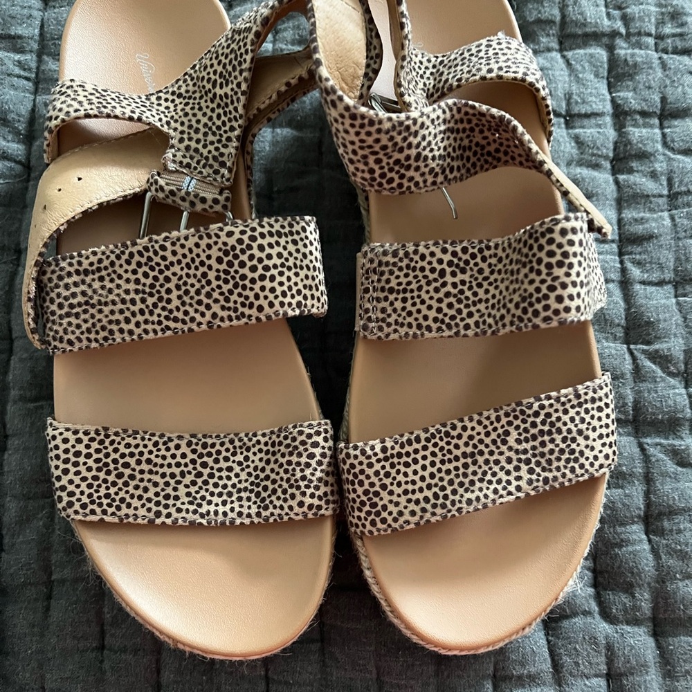 Women’s platform leopard sandals